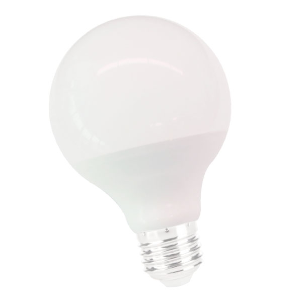 Lampara de led globo 12 w luz calida rosca E-27 – marca Candela