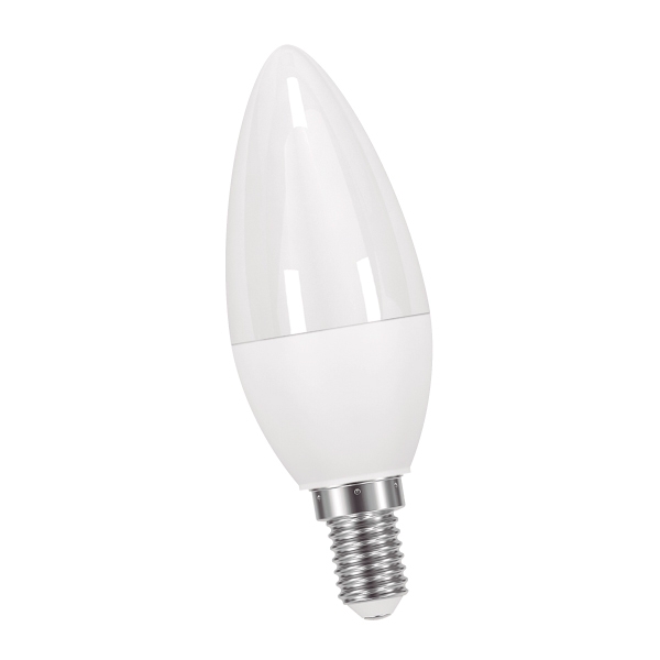 Lampara de led vela 5 w luz fria rosca E-14 – marca Candela