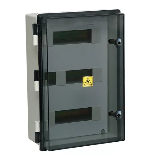 Caja para modulos PRD 554/1 – tapa cristal- 54 modulos- Marca Roker