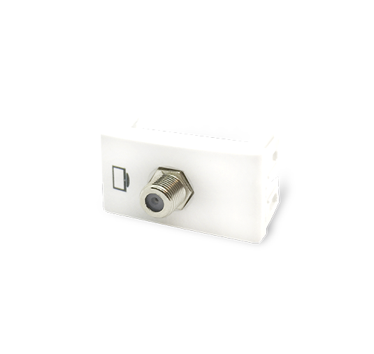 Modulo CATV pin fino terminal blanco- marca KALOP