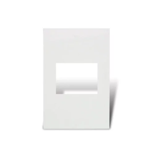 Tapa rectangular para toma Siglo XXI – blanco – marca CAMBRE