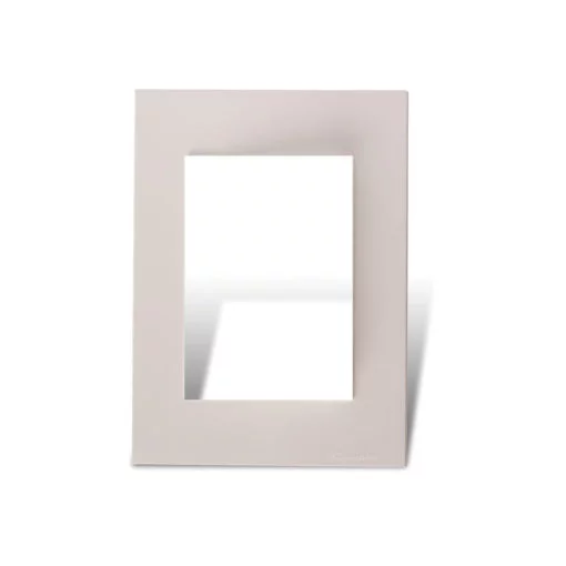 Tapa Bauhaus blanca  – marca CAMBRE