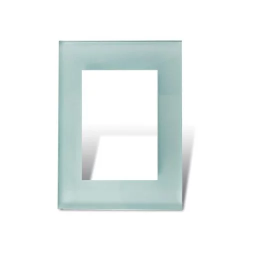 Tapa Bauhaus vidrio celeste – marca CAMBRE
