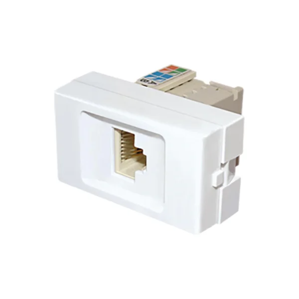 Modulo Toma RJ45 Cat 5 - blanco - marca Jeluz