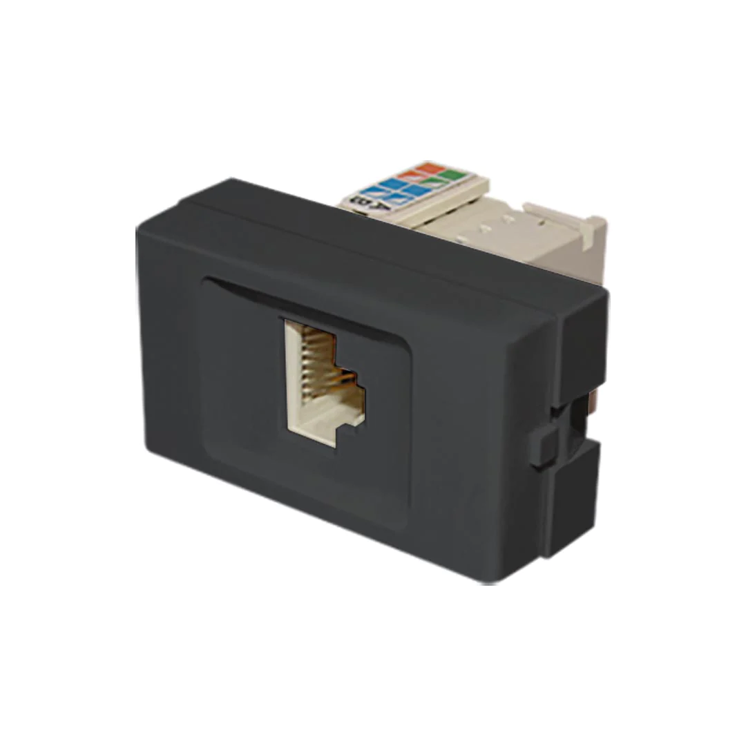 Modulo Toma RJ45 Cat 5 – negro – marca Jeluz