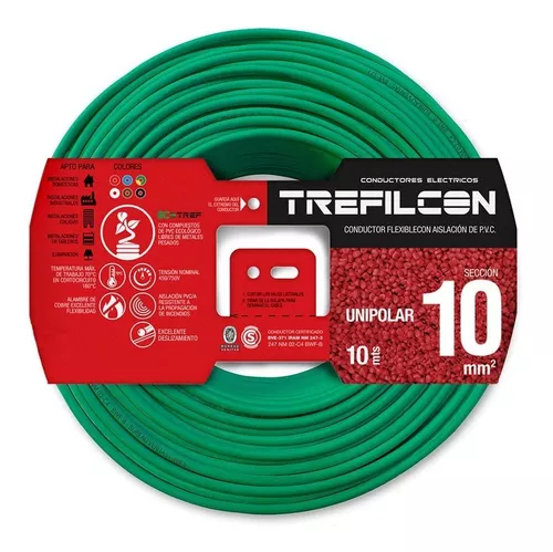 Cable Unipolar 10 mm por metro Trefilcon