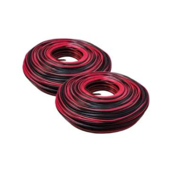 Cable Bicolor Rojo Y Negro 2 x 0.80 mm por metro