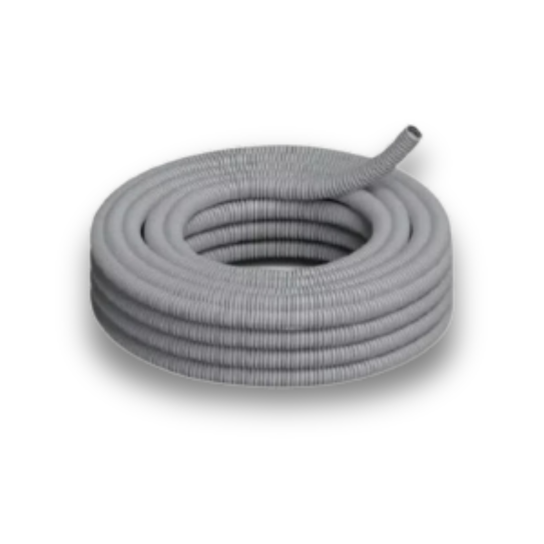 Caño Corrugado Flexible gris 2» x 1mts