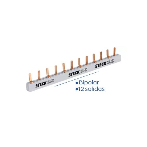 Peine de Conexion Bipolar 12 salidas