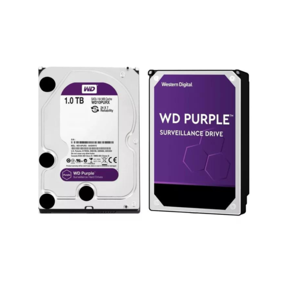 Disco 1TB HDD Para Camaras de Seguridad WD Purple