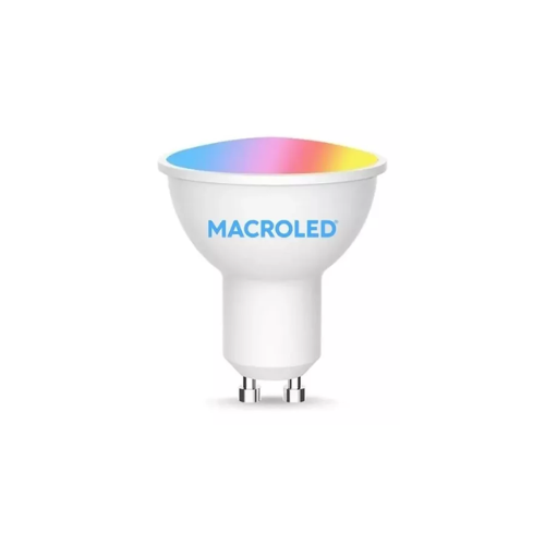 Lampara Dicroica Led Macroled 5w Smart Rgb Gu10 Andriod/ios