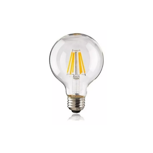Lámpara LED Vintage E-27 Filamento G95 8w Blanco Calido Interelec