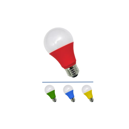 Lampara Led Bulbo Color A60 3w Interelec