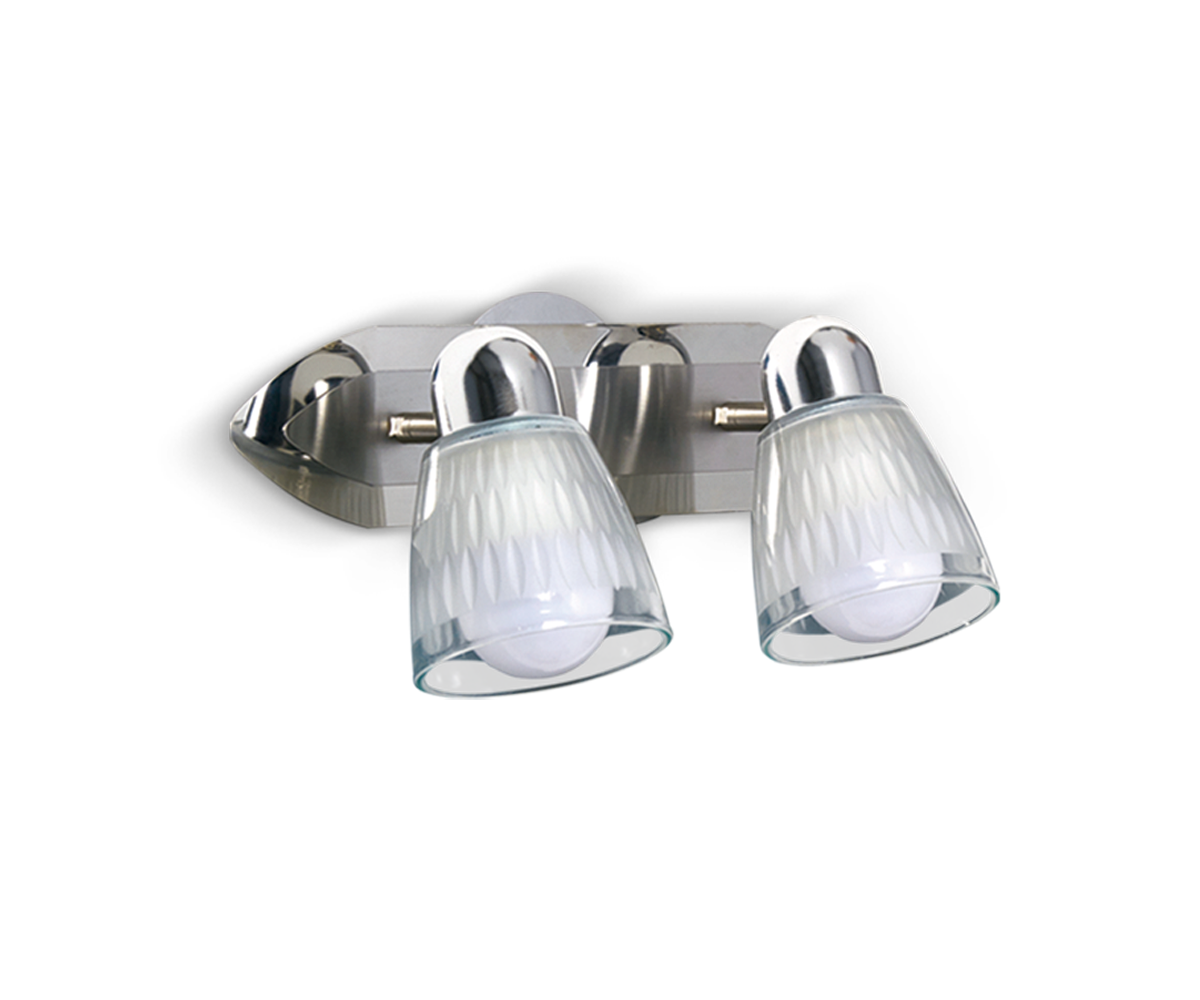 Aplique Spot ABRIL 2 Luces Cabezales Base Oval E27 LED San Lorenzo