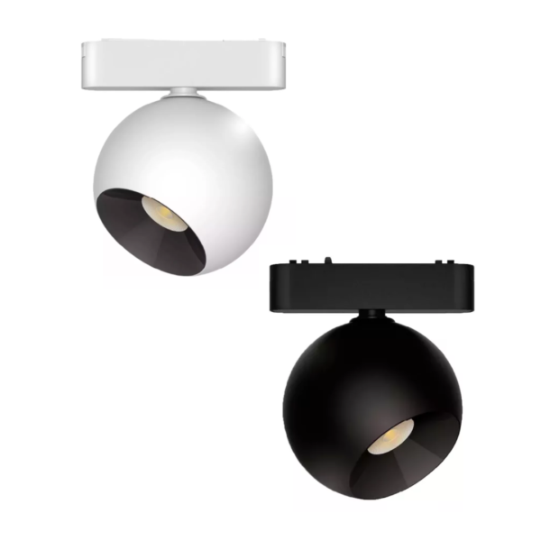 Aplique Esferico Focal Dimmer 12w Riel Skyline 2700k