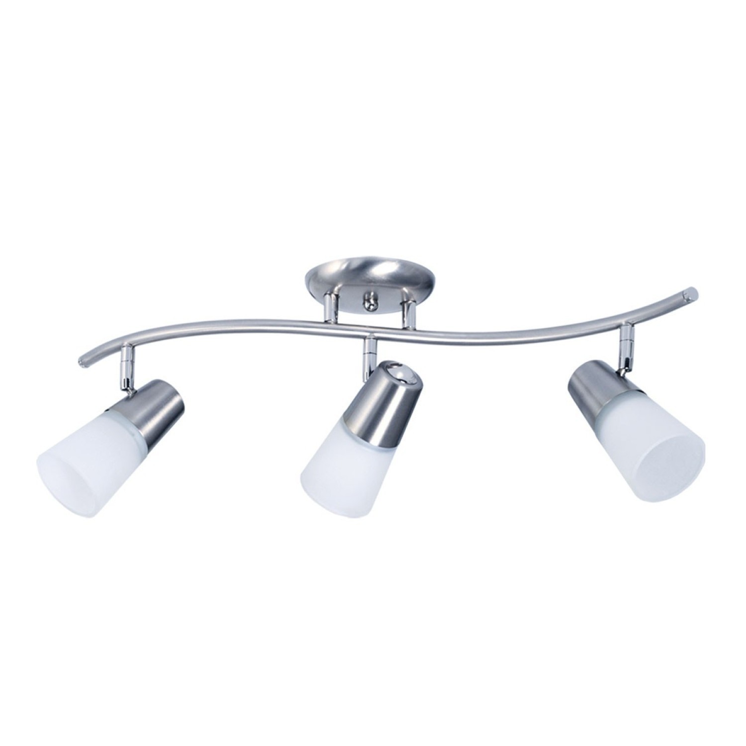 Plafon Sistema 3 Luces Lampara G9 Eco | Acero o Blanco