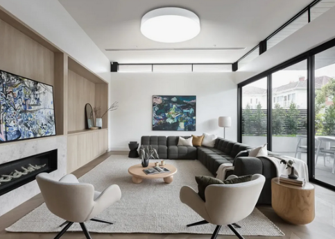Aplique Plafon Led Circular City Blanco 15w Moderno Calido 3000 K