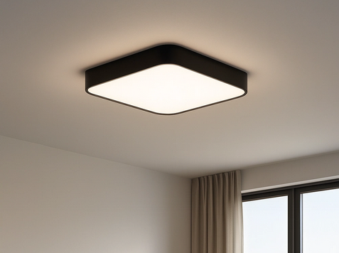 Aplique Plafon LED Galactic Cuadrado Luz Dinamica 45w CALIDO/NEUTRO/FRIO 50cm x 50cm
