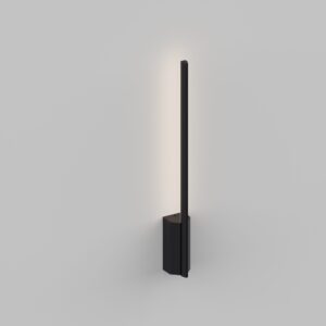 Aplique Lineal Led Negro Luz Indirecta 3w Diseño Moderno Lazu