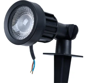 Lampara Estaca Led Exterior 5w Pvc Luz Calida Luz Blanco cálido