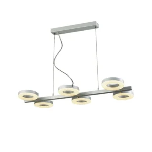 Lampara Moderna Colgante Candil 6 Luces 40w Led Longboat - CANDIL