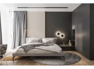 Aplique Exterior Yika Led 8w Calido Negro Luz Indirecta - VONDERK