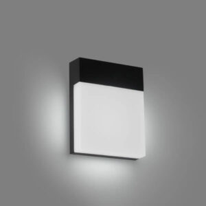 Aplique De Pared Toicho Negro 9w Deco Moderno Exterior - LEUK