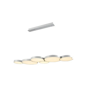 Colgante Led Nube Moderno 54w Dimerible Calidad Premium 120 Blanco - CANDIL