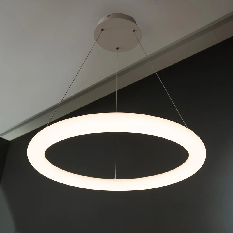 Colgante Led Rond S Moderno 80w Dimerizable Alta Calidad Vk Blanco - VONDERK