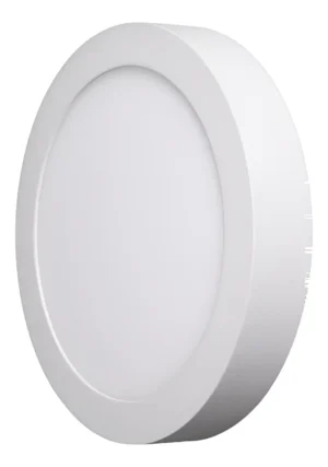 Panel Plafon Exterior Led Redondo 18w Luz Fría