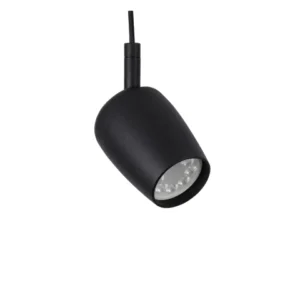 Cabezal Movil Dicro Bomber Aluminio Gu10 Apto Led Negro - CANDIL