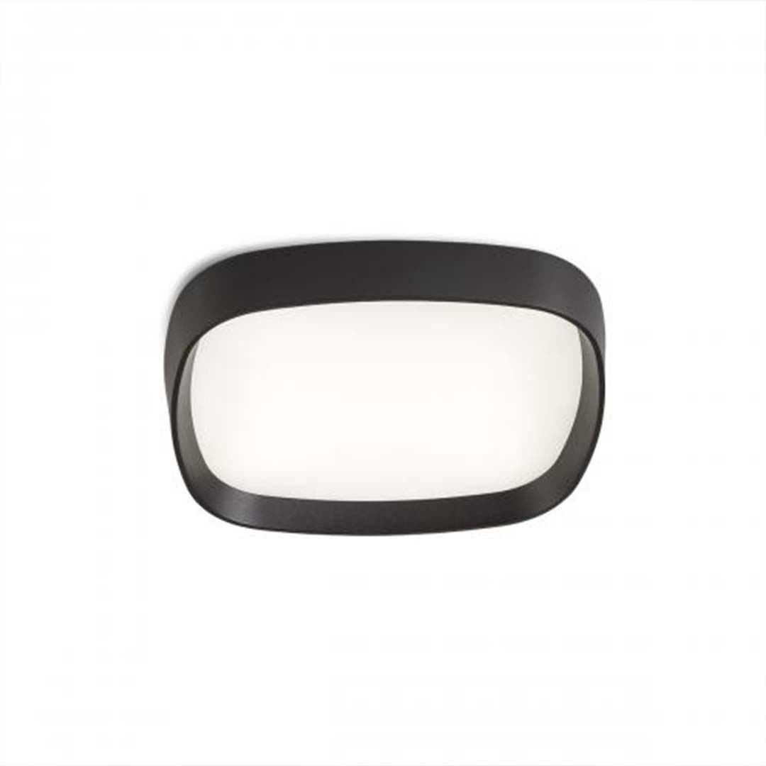 Plafon Moderno Rectangular Negro Dimerizable 24w Led Calida VK - VONDERK - Image 2