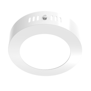 Panel Plafón Led Redondo De Aplicar 6W 4500K Blanco