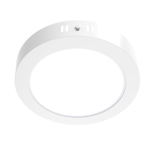 Panel Plafón Led Redondo De Aplicar 18W 3000K Blanco