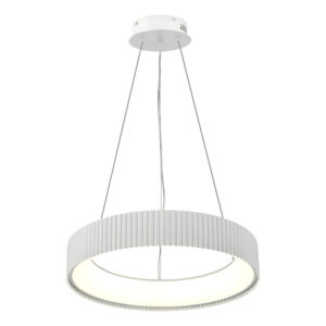 Colgante Led Camboya Blanco Moderno 62cm 36w Cct Lk Blanco - LEUK