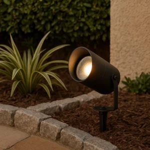 Estaca De Exterior Chill Led 20W 220V 2700K Negro IP65 Aluminio - LEUK