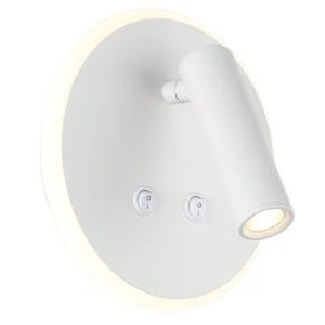 Aplique de pared BED Blanco 10W 3000K - LEUK