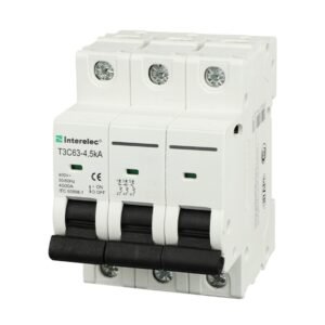 Interruptor Termomagnético Tres Polos 3x6A (T3C6-4,5kA)