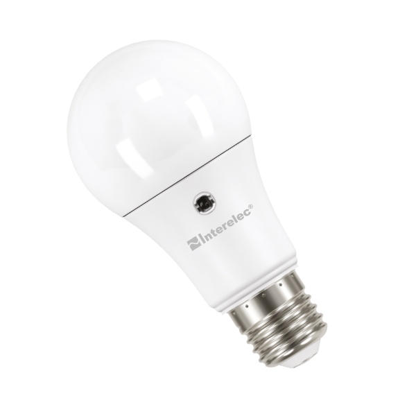 Lámpara Led A60 Con Fotocélula Integrada 10W Luz Dia E27