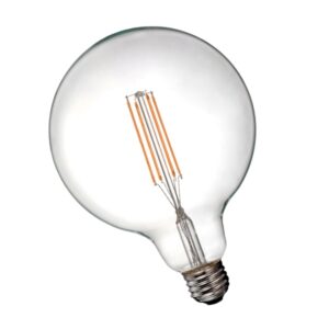 Lámpara Led Filamento Transparente Globo Gigante (G125) 8W E27 Luz Cálida