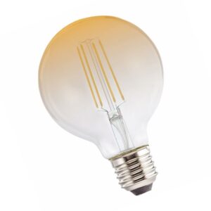 Lámpara Led Filamento Globo G80 7W E27 Golden Vintage Decorativa