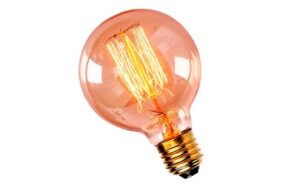 Lámpara Incandescente Antique Globo G95 25W E27 Filamento De Carbono