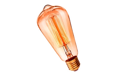 Lámpara Incandescente Antique ST64 25W E27 Filamento De Carbono