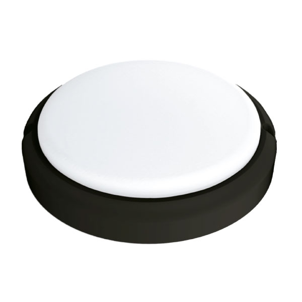 Tortuga Led Redonda Negra 8W