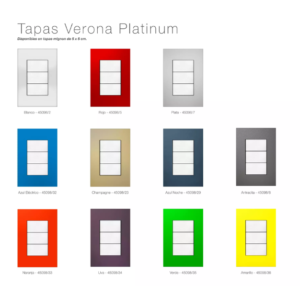 Tapas Verona Platinum Jeluz (Colores)