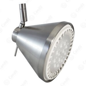 Cabezal para Riel Candil C700 P/AR111 Acero / Plata