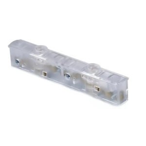 Conector Para Riel Aluminio 2 Puntos Cristal