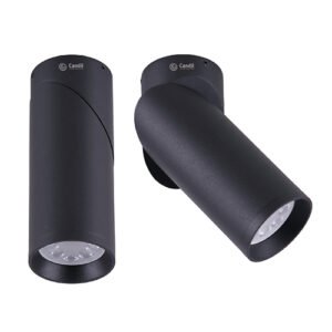 Cabezal para Riel Candil Cala P/Dicroico Orientable Negro