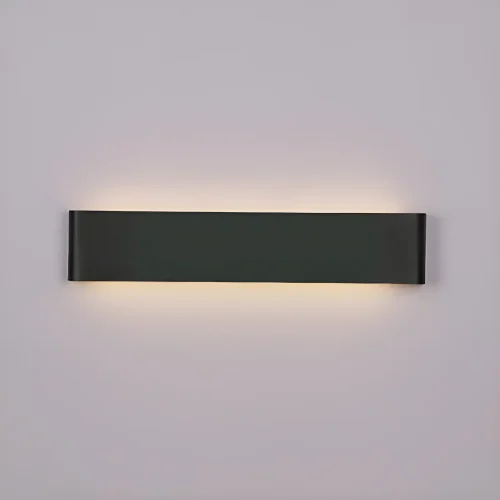 Aplique Exterior Bidireccional Momo 24w Luz Led Calida Estructura Negro
