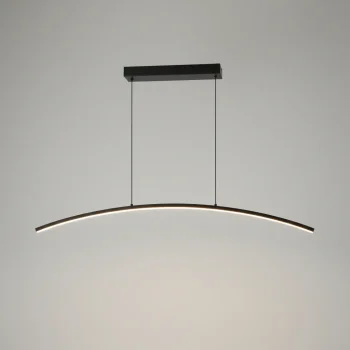 Lámpara Colgante LED Curva Leo de Candil, 30W y Luz Cálida Negra – CANDIL